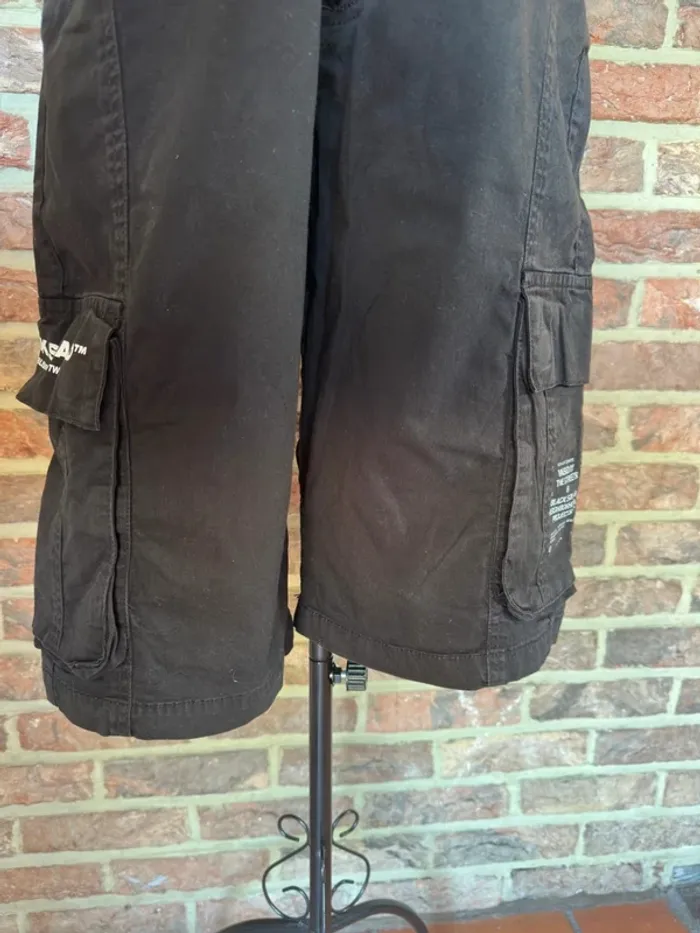 Short noir cargo homme Black Squad Taille S / 36 - photo numéro 3
