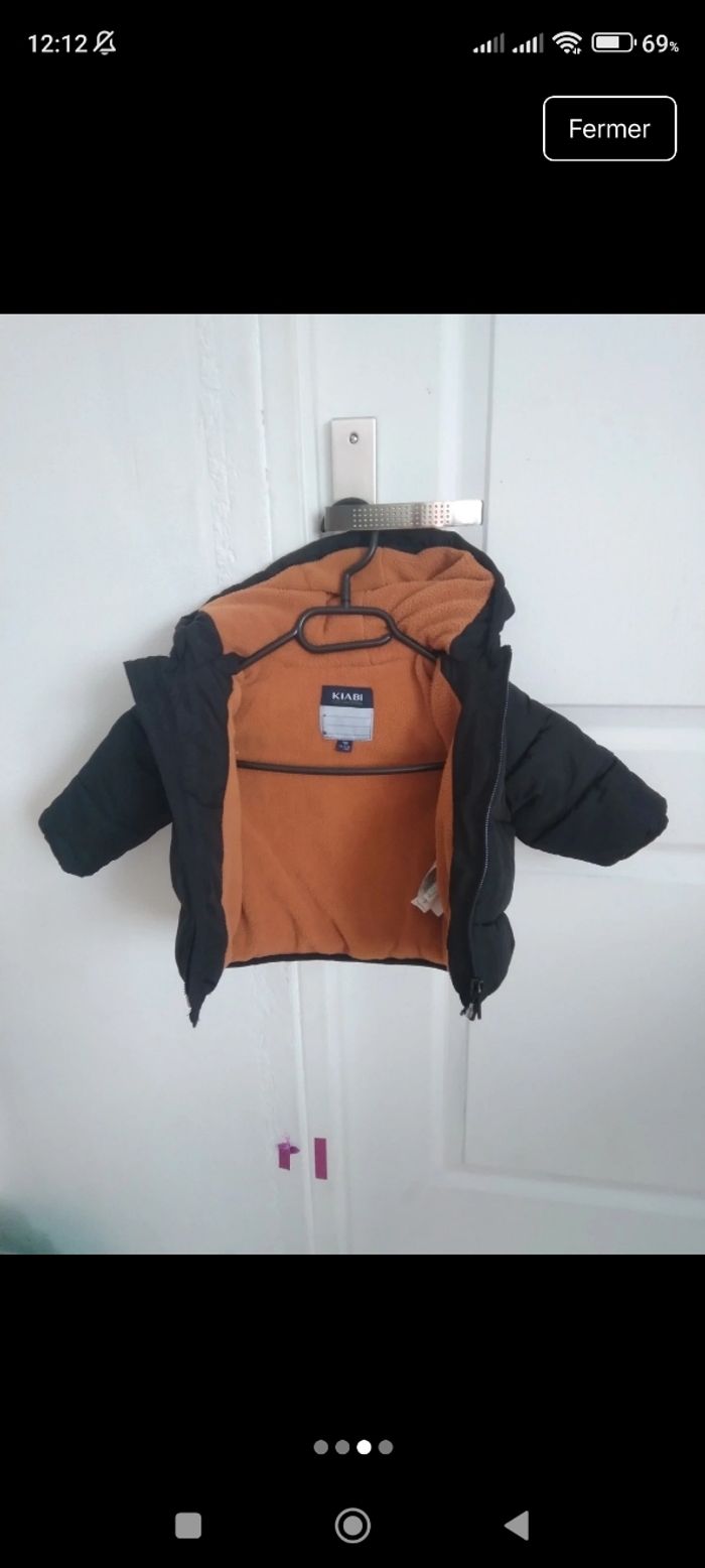 Doudoune 9 mois Kiabi - photo numéro 3