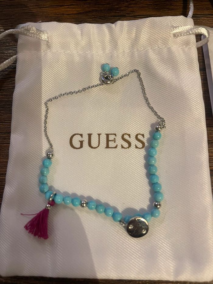 Bracelet Guess argent turquoise - photo numéro 2