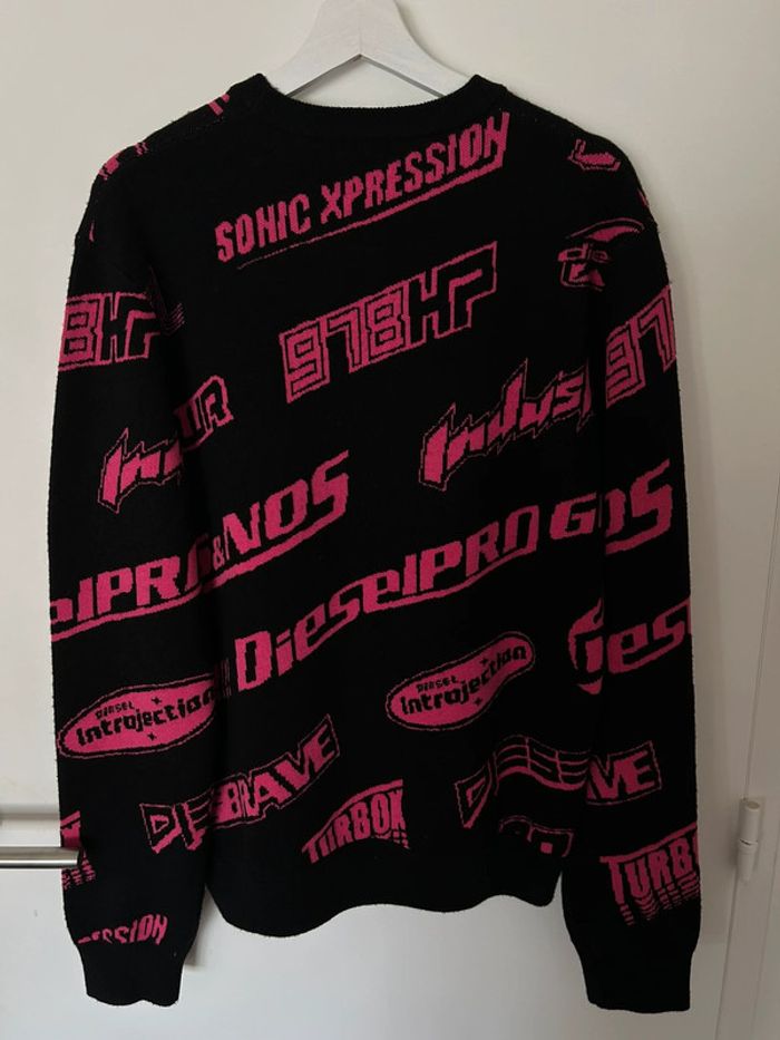 Pull knitwear Diesel style racing - photo numéro 3