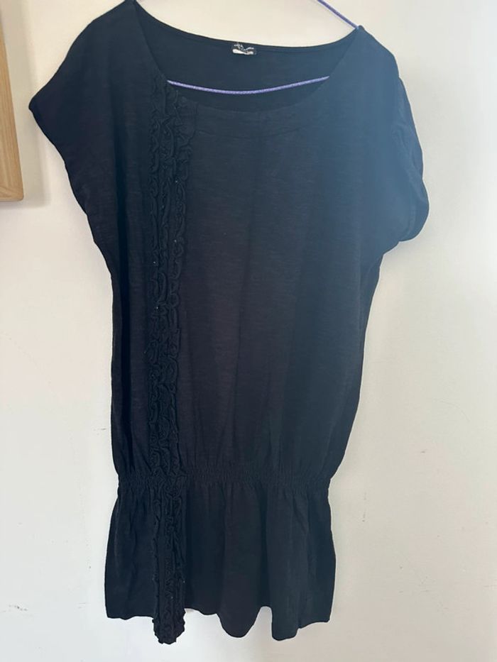 Tunique calzedonia Cobey noir et gris taille M