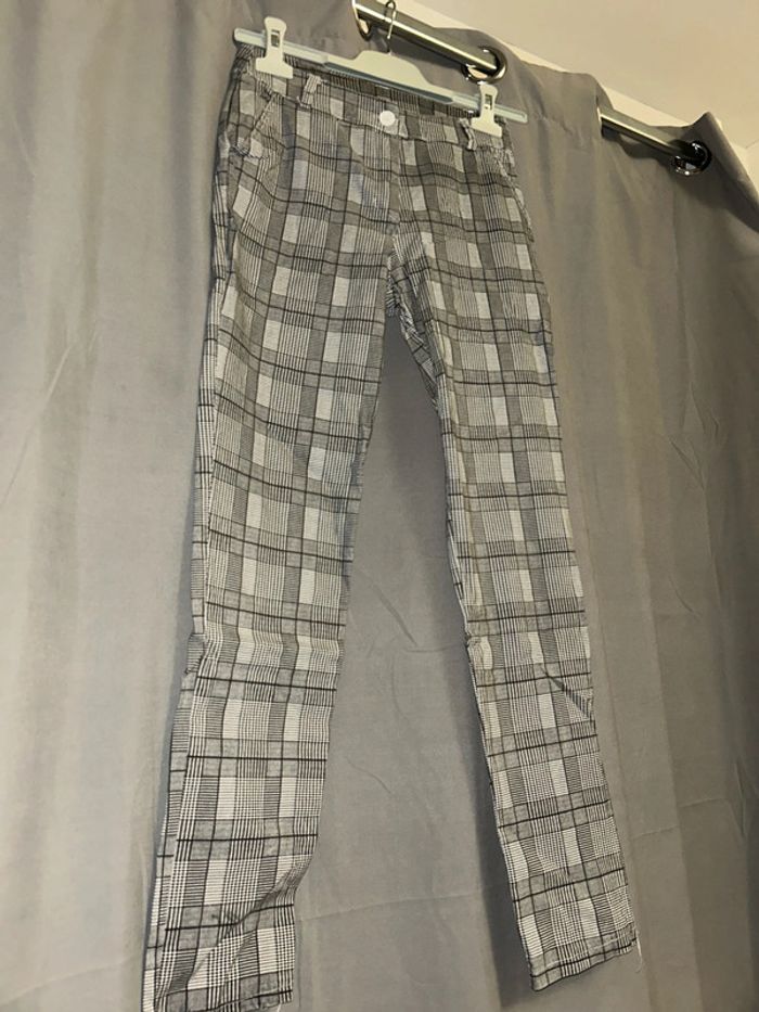 Pantalon à carreaux