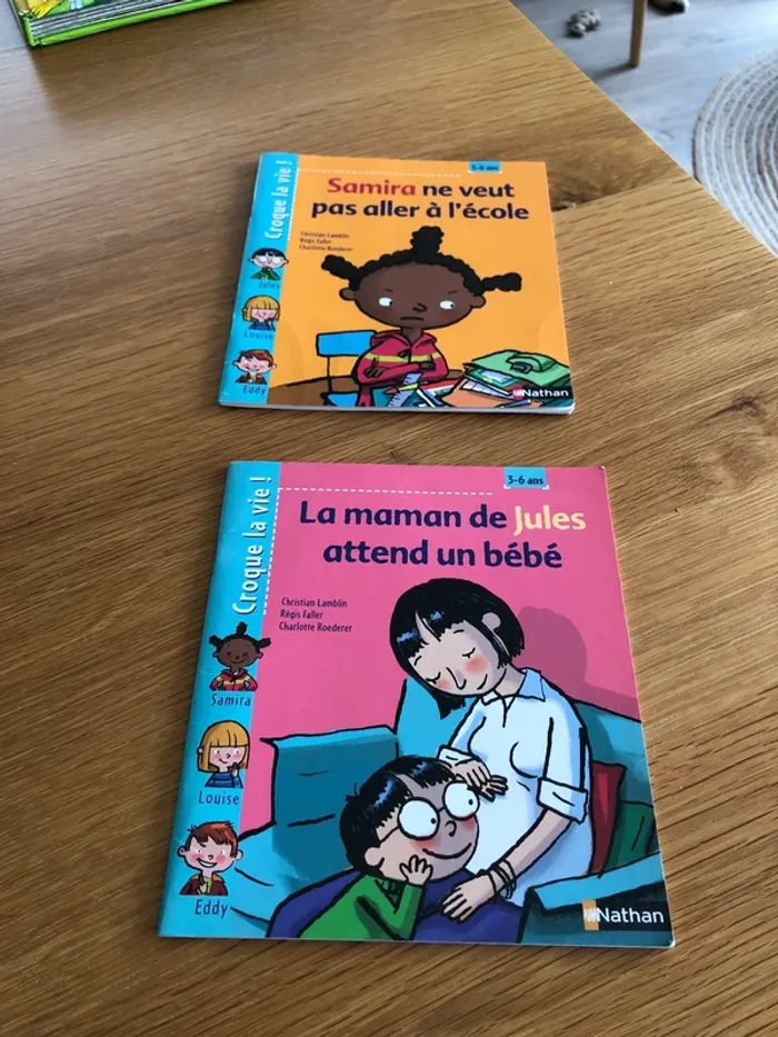 Livres croque la vie lot de 2