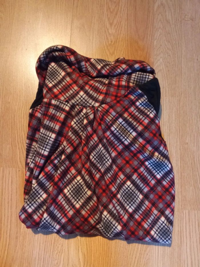 Pull léger a manches longues motif ecossais - photo numéro 4