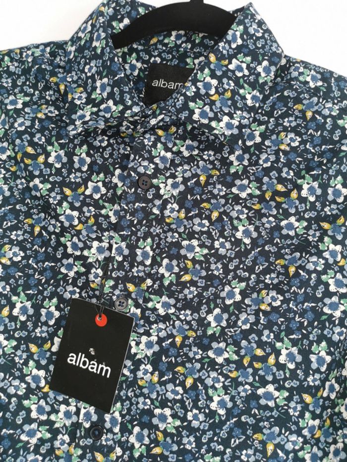 Chemise fleurie Albam slim fit Taille S - photo numéro 2
