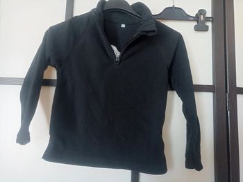 Sweat polaire noir 5 ans