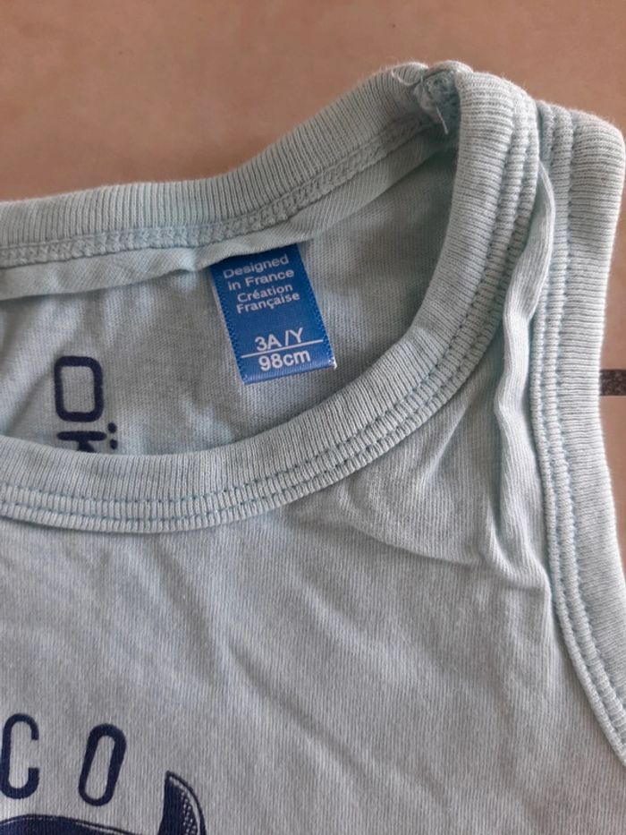 Lot de 2 tee shirts manches courtes 3 ans - photo numéro 4