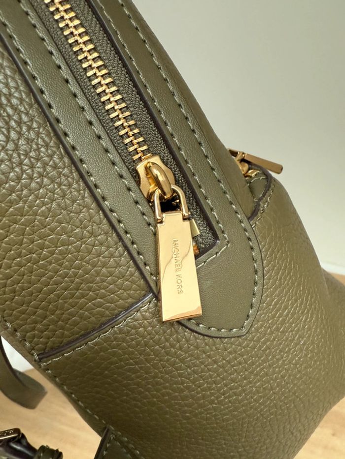 Sac à dos backpacker Valerie Michael Kors Kaki et doré - photo numéro 6