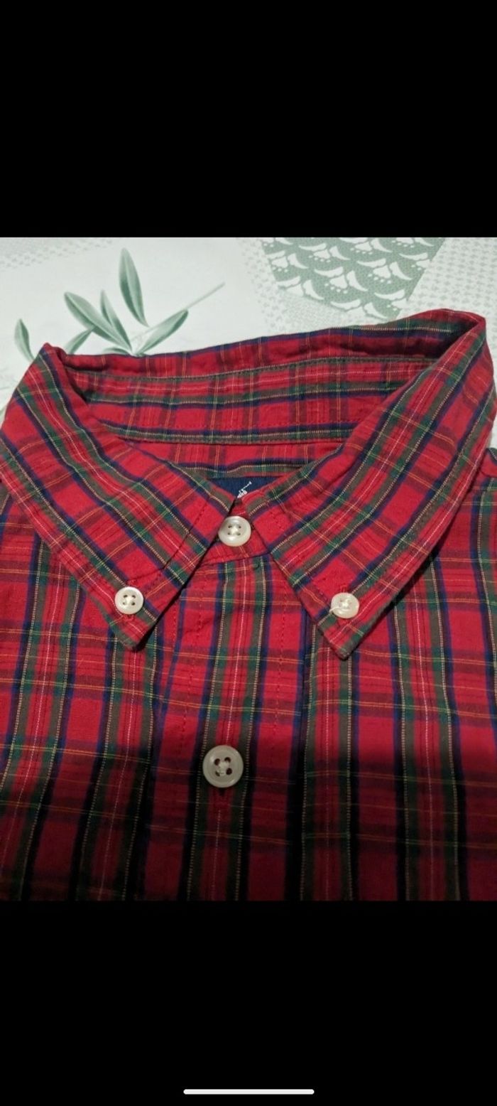 Chemise Ralph Lauren rouge à carreaux. Taille 12 ans - photo numéro 2