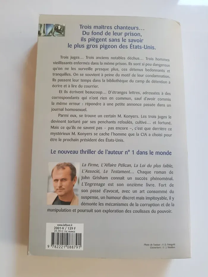 John Grisham (Écrivain)  L'Engrenage - photo numéro 4