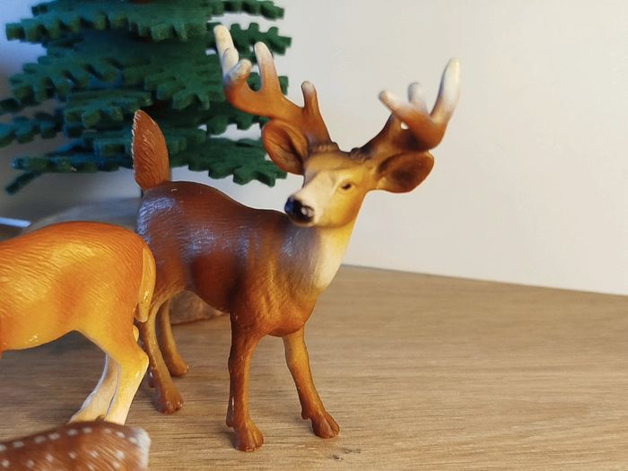 Schleich famille cervidés figurine animal de la forêt - photo numéro 6