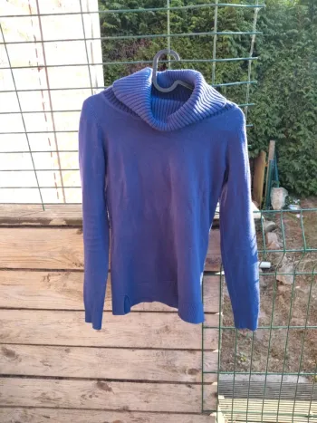 Pull bleu électrique Camaïeu