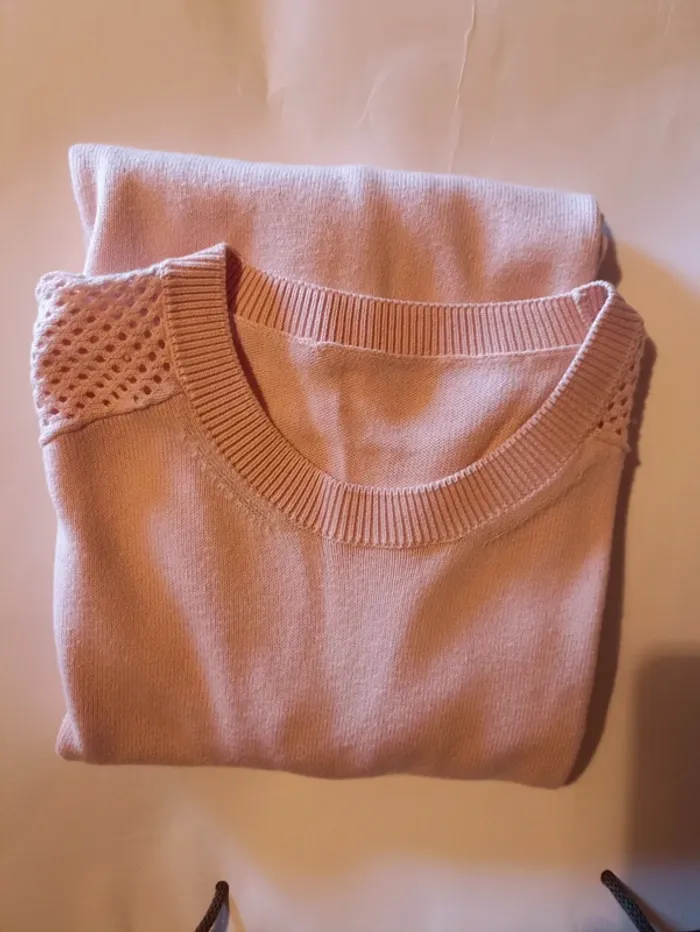 Joli pull coton fantaisie aux épaules T38 Aigle - photo numéro 7