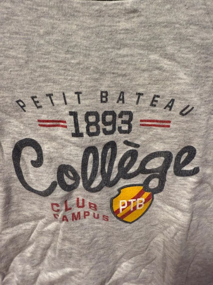 T-shirt manches longues petit bateau 3 ans - photo numéro 3