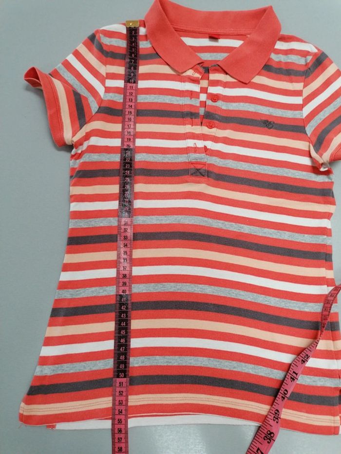 Polo abricot orangé, M - photo numéro 6