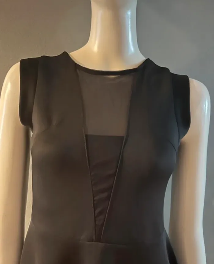 Sublime robe noir adc panacher en M - photo numéro 2