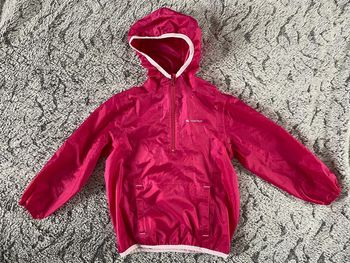 Kway rose Quechua - taille 3/4 ans