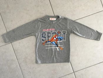 T shirt manches longues Spiderman