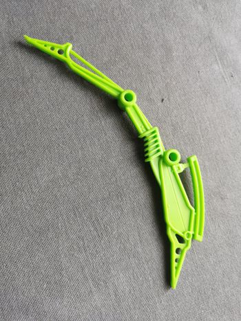 Pièce détachée verte en plastique