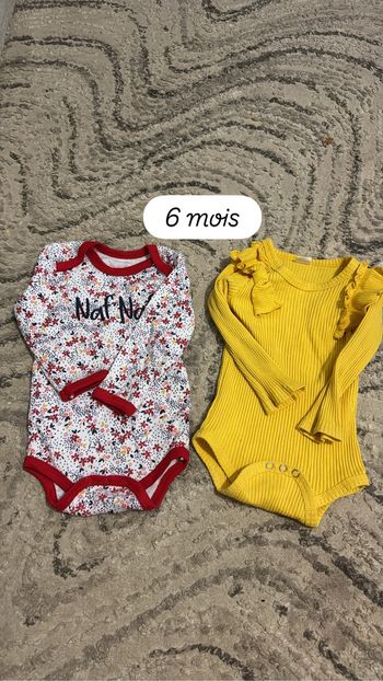 2 bodies manches longues