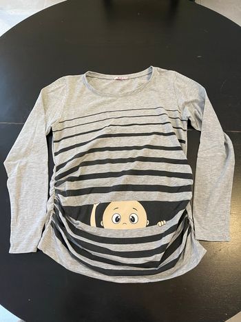 Teeshirt grossesse manches longues