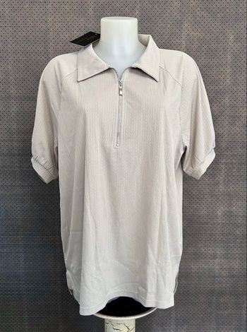 Blouse tunique à manches courtes 