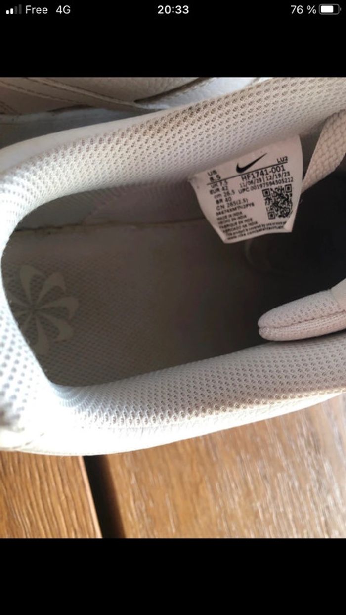 Baskets court vision next nature taille 42 nike - photo numéro 9