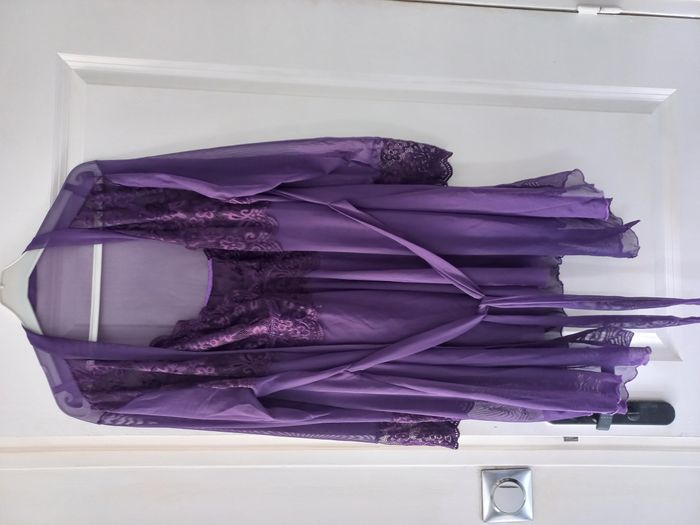 déshabilé violet taille XL