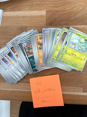 Lot 78 cartes Pokémon faille paradoxe