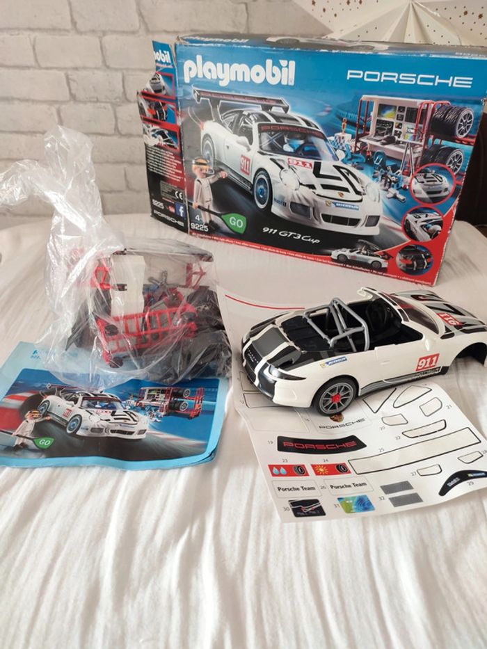 Garage Playmobil 9225 Porsche 911 GT3 Cup