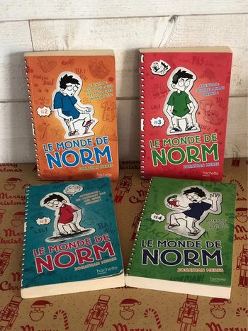 Lot 4 tomes Le monde de Norm Jonathan Meres