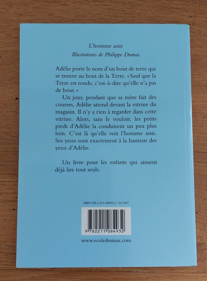 L'homme assis - l'école des loisirs - photo numéro 3