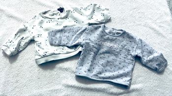 Lot de 2 sweat « Kiabi » taille 6 mois