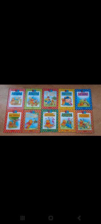 Lot de 10 livres winnie l'ourson neuf