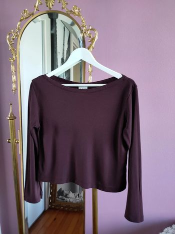 Pull léger violet vintage