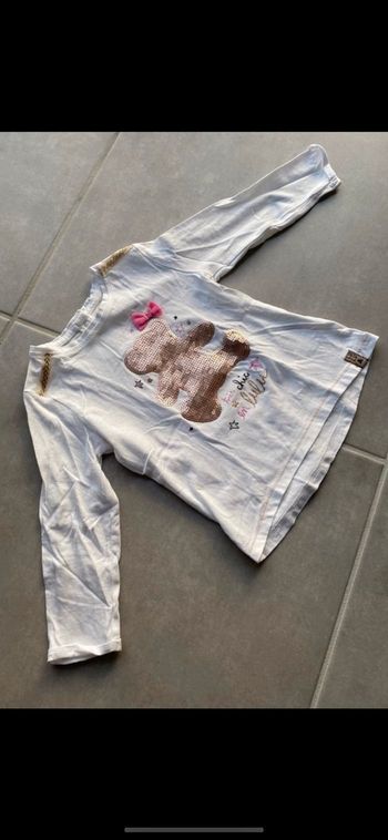 Tee shirt manches longues Lulu Castagnette 24 mois Neuf