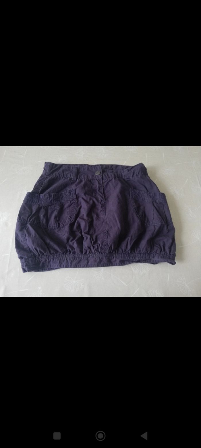 Mini jupe violette NKY 10 ans 2€