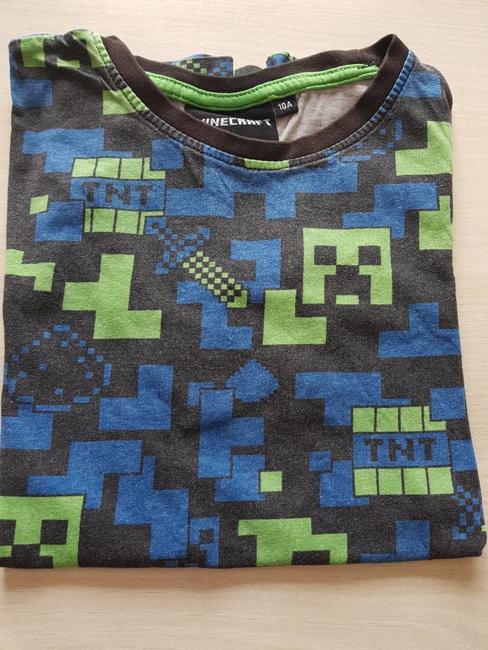 Tshirt Minecraft en 10 ans - photo numéro 2