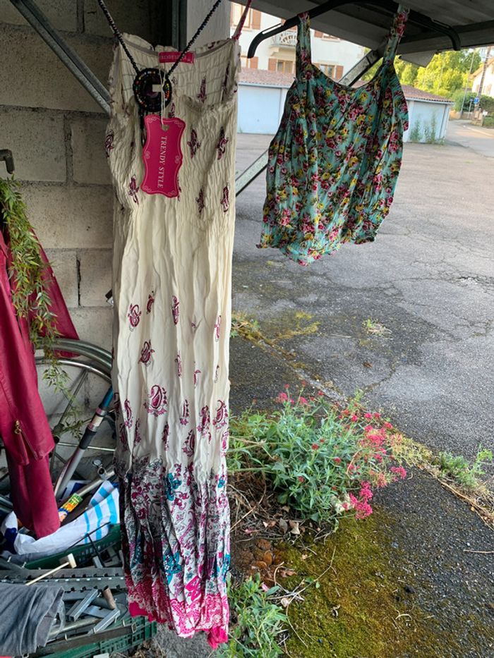 Lot neuf fille été 14 ans, top épaules nues, robe - photo numéro 9