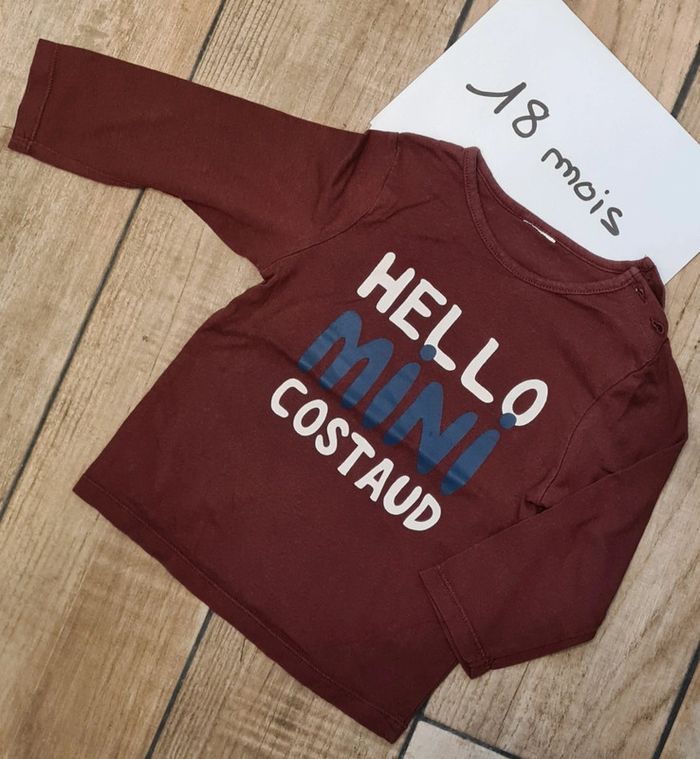 Tee-shirt manches longues garçon