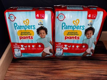 Maxi- Pack De 62 Couches Pampers Protection Premium Pants Culotte Neuf Dans L’emballage Taille:4