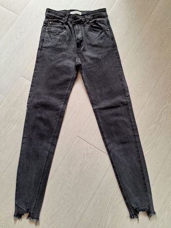 Jean noir femme Pull&Bear