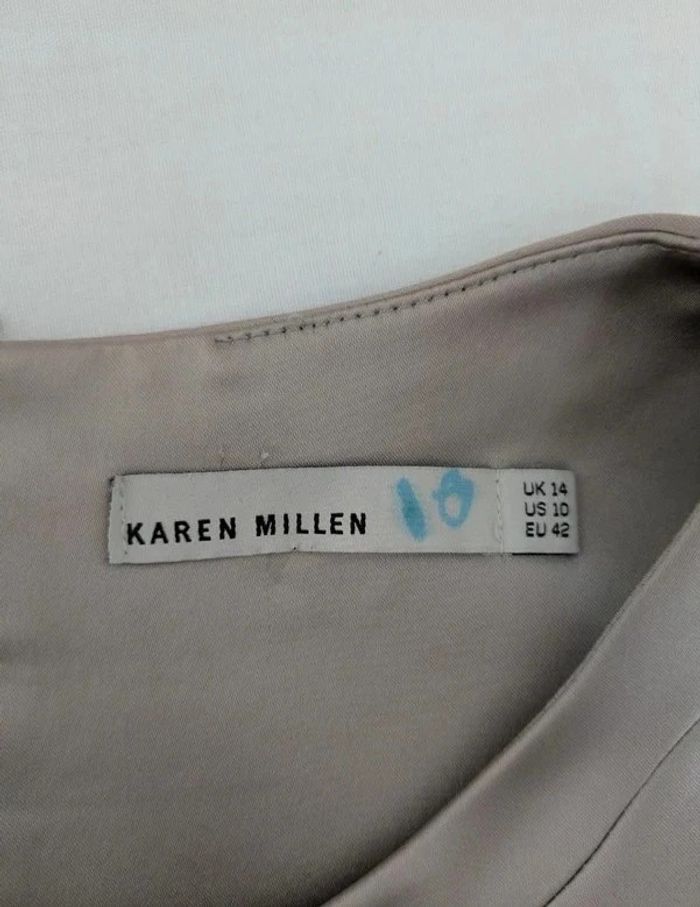Robe chic satinée - Karen Millen - taille 40 - photo numéro 7