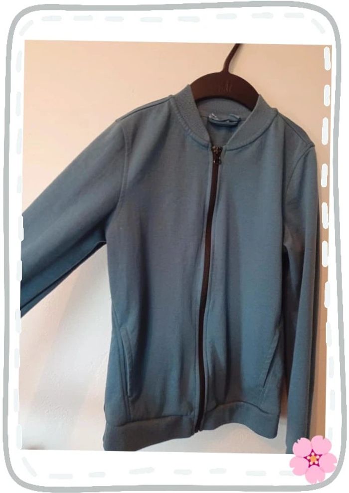 Veste bleu zippé Crivit 14 ans - photo numéro 2