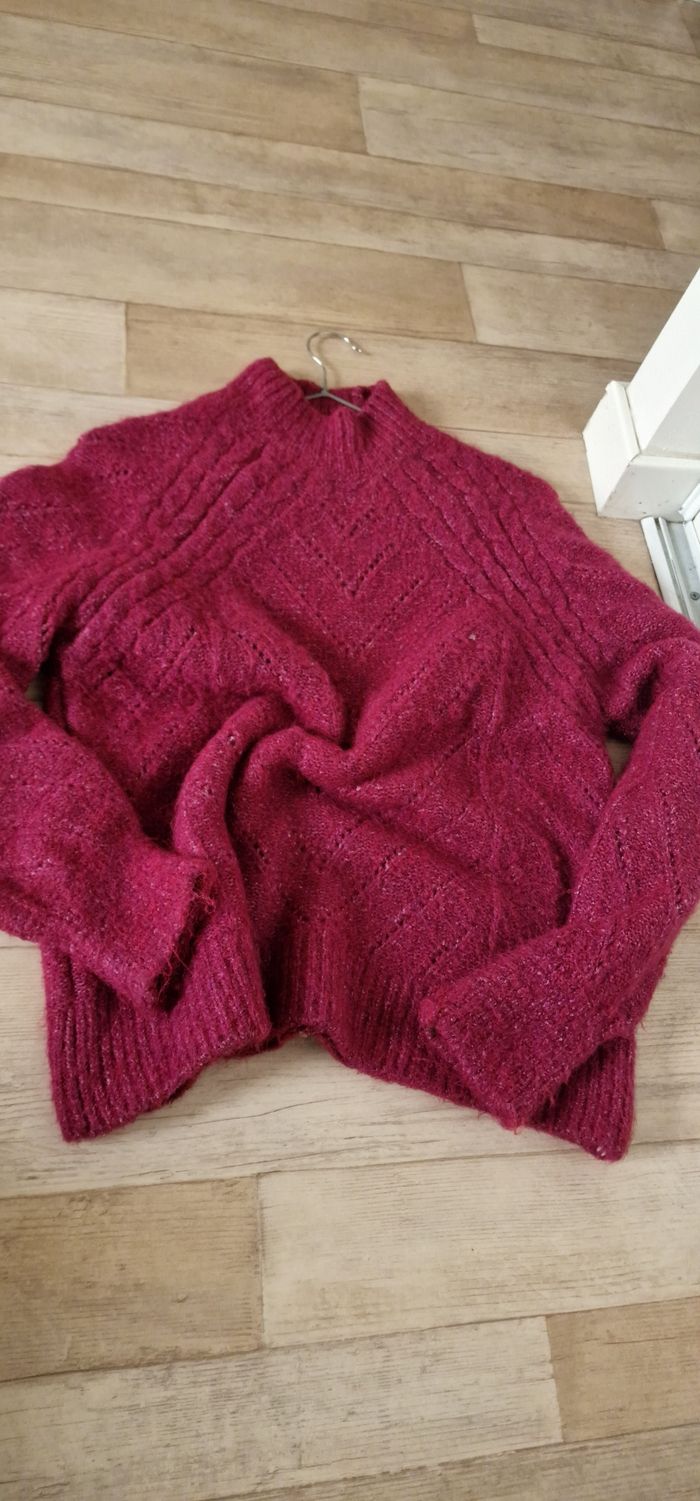 Pull violet promod taille s neuf sans étiquette - photo numéro 4