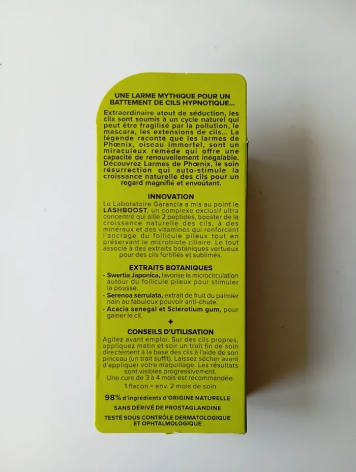 Soin booster de cils de Garancia - photo numéro 3