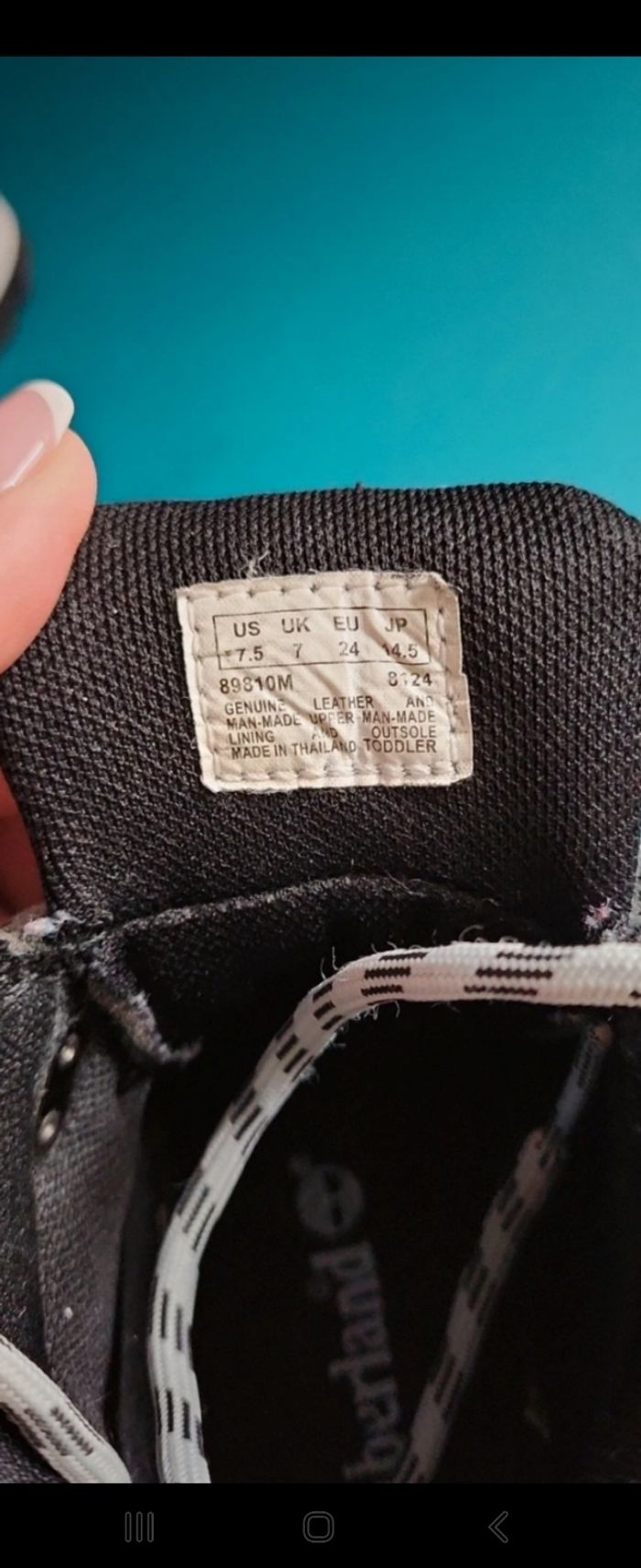 Bottines Timberland taille 24 - photo numéro 3