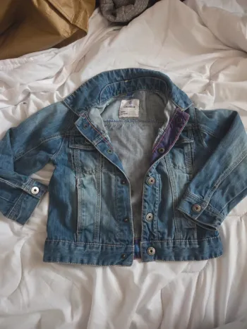 Veste en jean garçon 4 ans