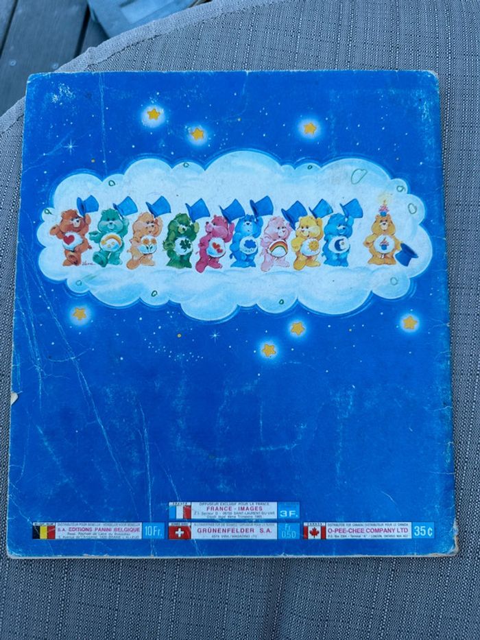 Album Panini stickers ancien vintage Les Bisounours complet images Care Bears stickers - photo numéro 2