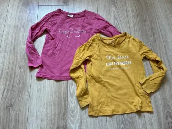 Lot tshirts manches longues 6 ans